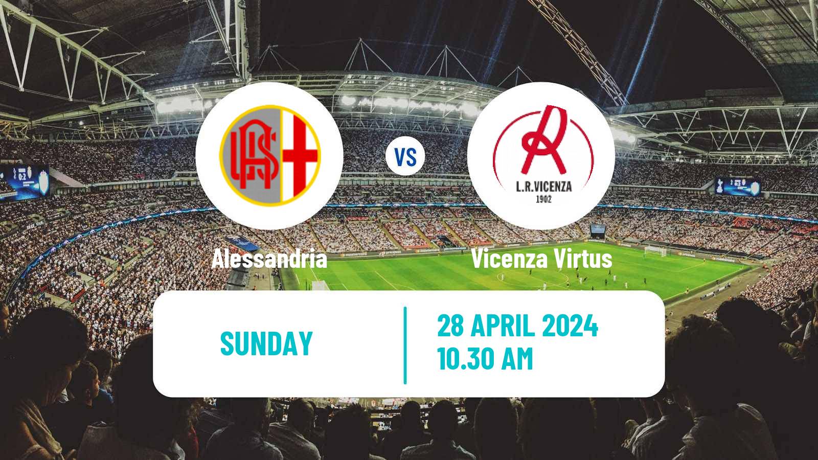 Soccer Italian Serie C Group A Alessandria - Vicenza Virtus