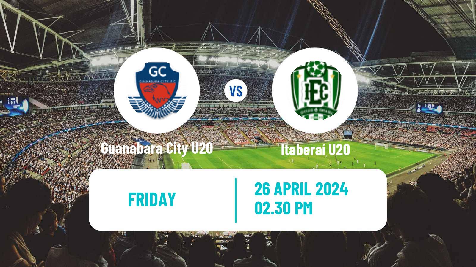 Soccer Brazilian Goiano U20 Guanabara City U20 - Itaberaí U20