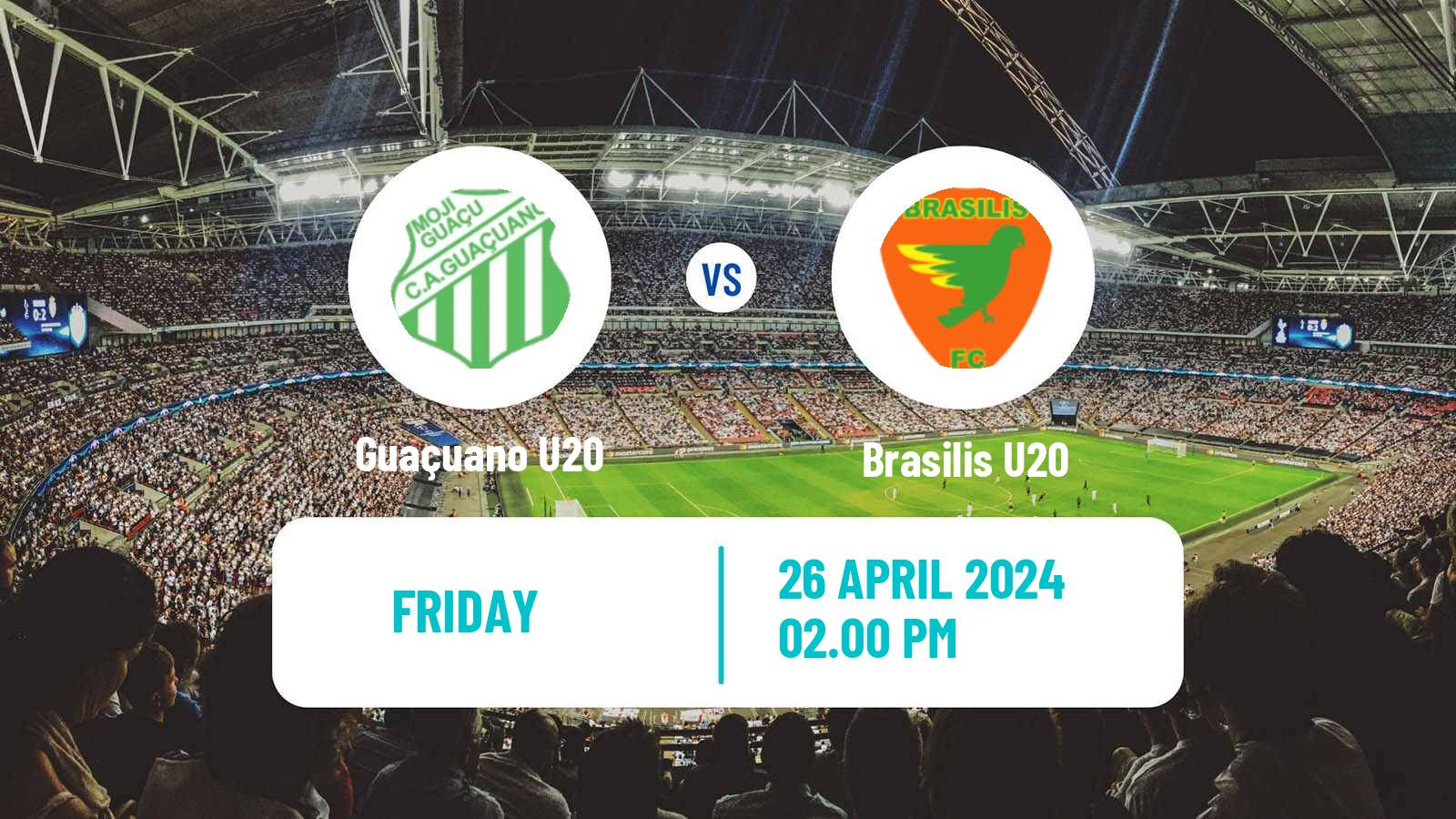 Soccer Brazilian Paulista U20 Guaçuano U20 - Brasilis U20