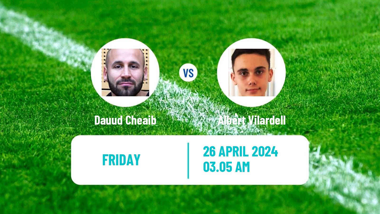 Table tennis Challenger Series Men Dauud Cheaib - Albert Vilardell