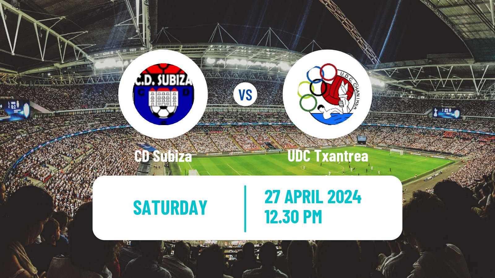 Soccer Spanish Tercera RFEF - Group 15 Subiza - Txantrea