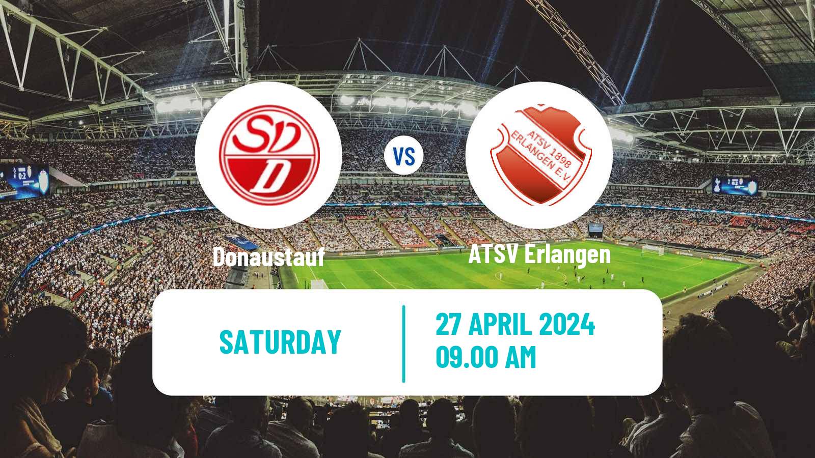 Soccer German Oberliga Bayern Nord Donaustauf - ATSV Erlangen