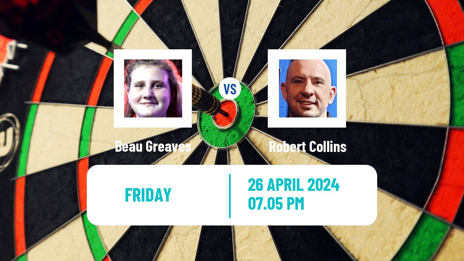Darts Modus Super Series Beau Greaves - Robert Collins