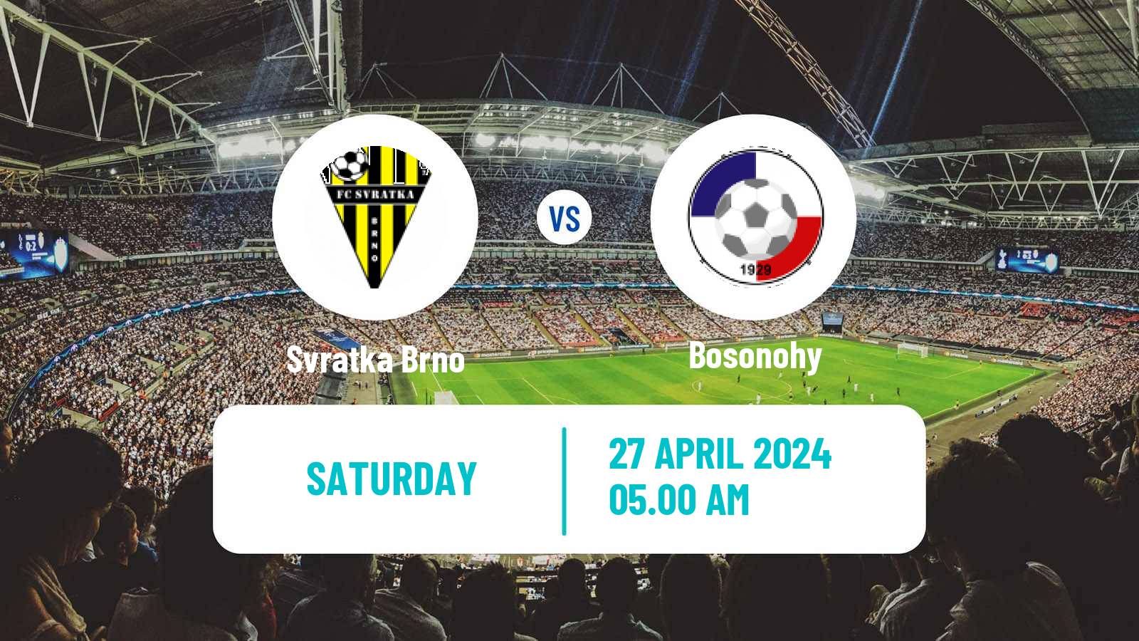 Soccer Czech Jihomoravsky KP Svratka Brno - Bosonohy