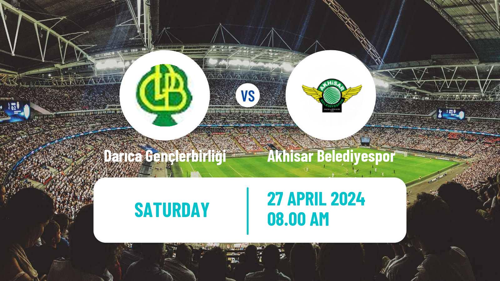 Soccer Turkish 3 Lig Group 3 Darıca Gençlerbirliği - Akhisar Belediyespor