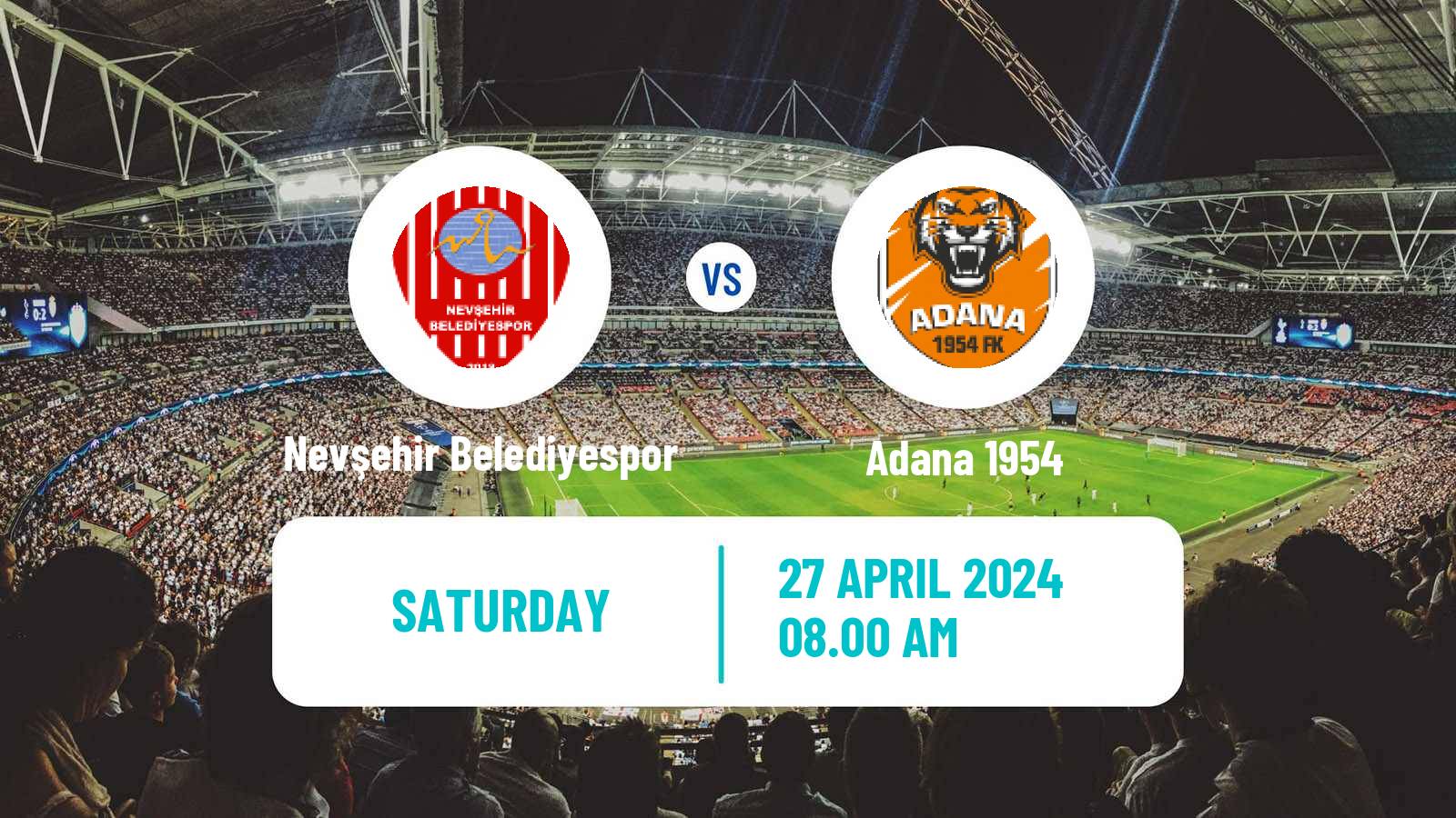 Soccer Turkish 3 Lig Group 4 Nevşehir Belediyespor - Adana 1954
