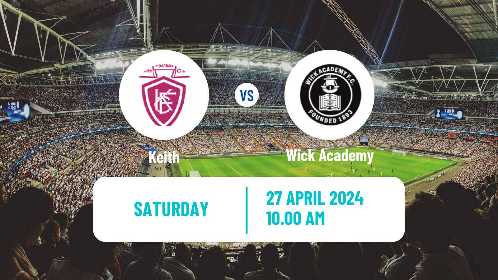 Soccer Scottish Highland League Keith - Wick Academy