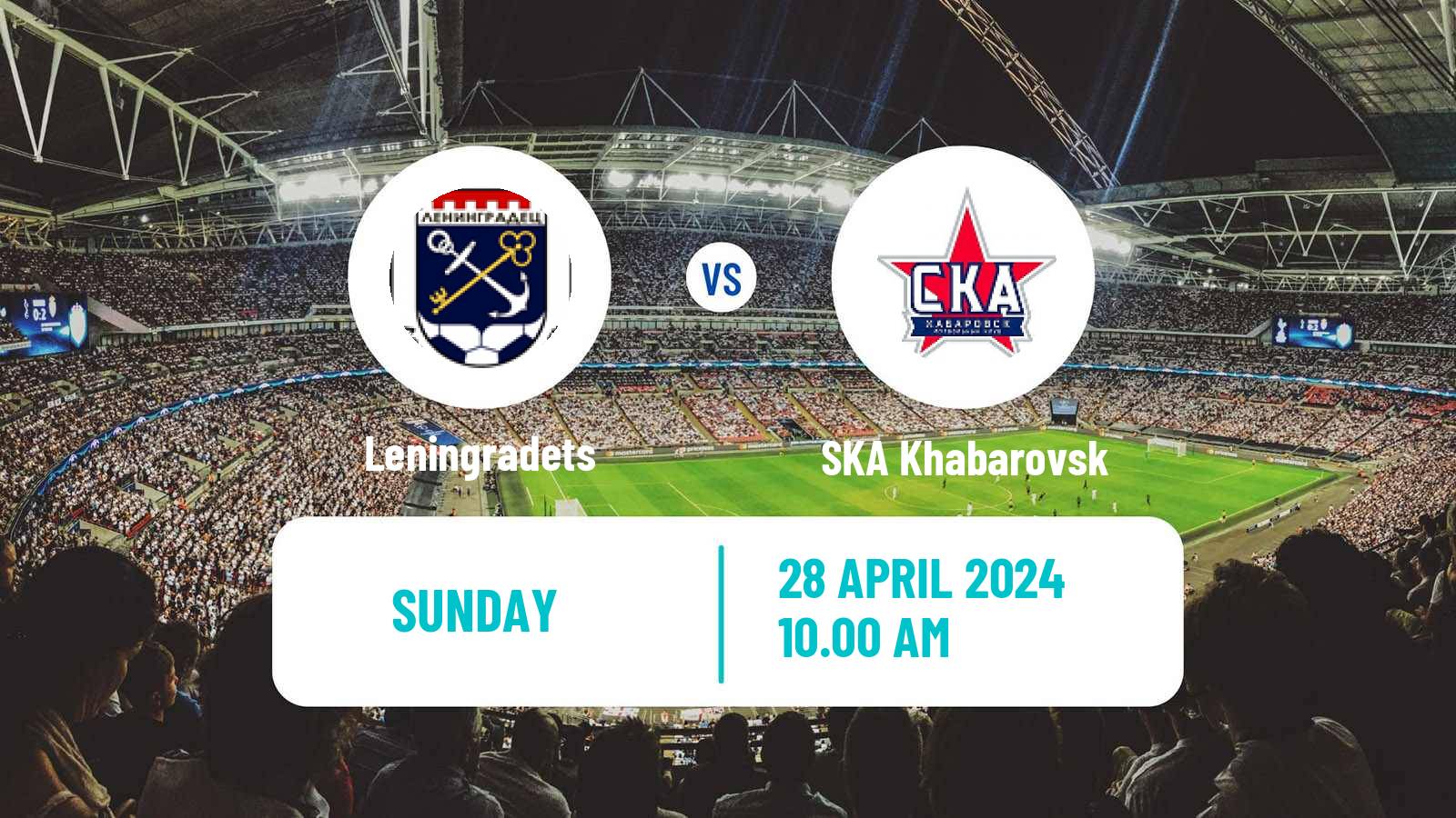 Soccer Russian FNL Leningradets - SKA Khabarovsk