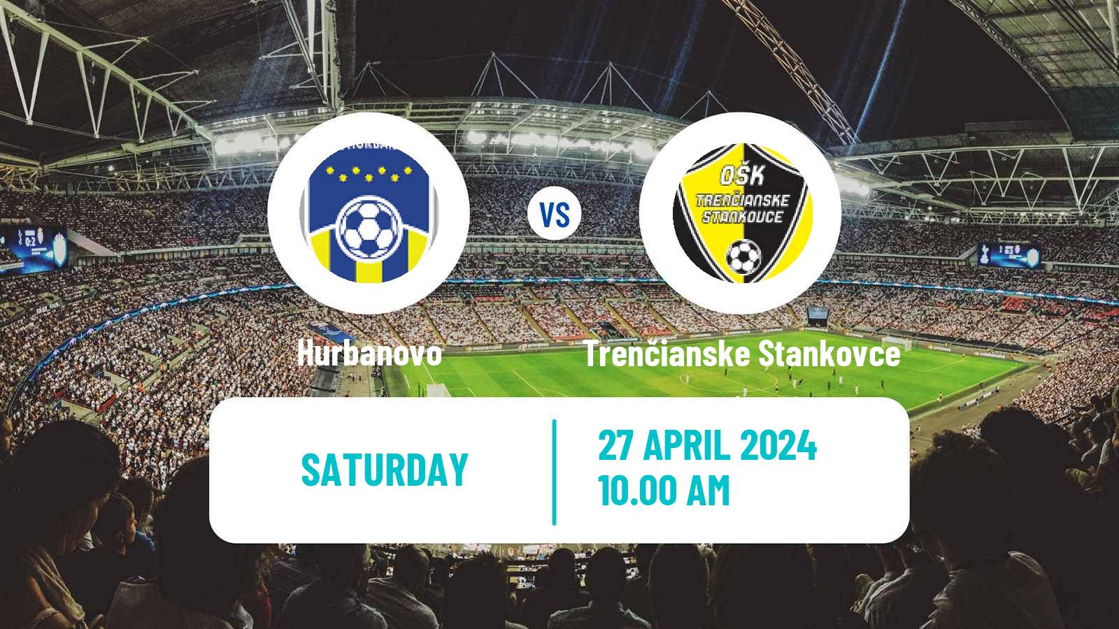 Soccer Slovak 4 Liga West Hurbanovo - Trenčianske Stankovce