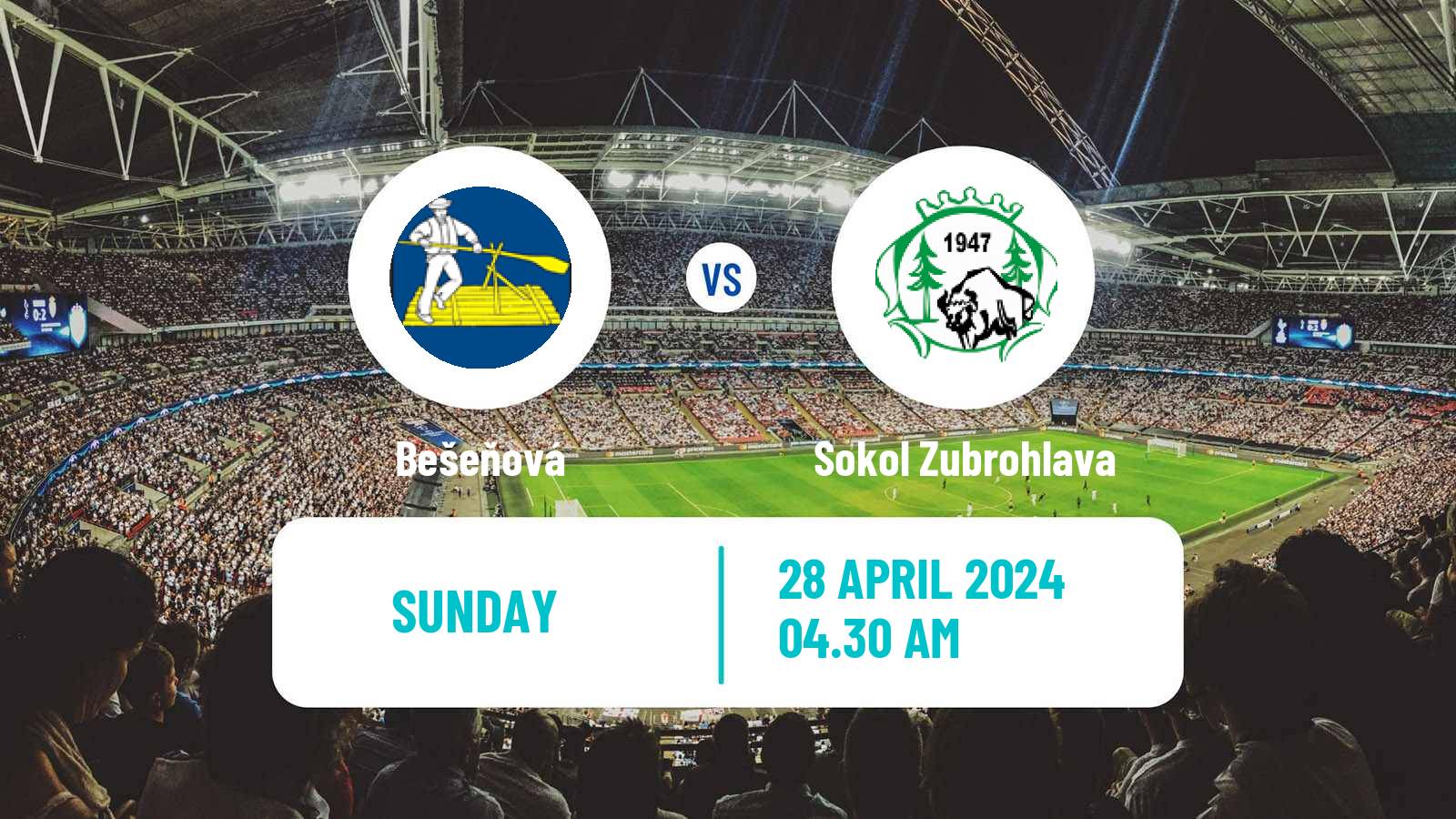 Soccer Slovak 4 Liga Central Bešeňová - Sokol Zubrohlava