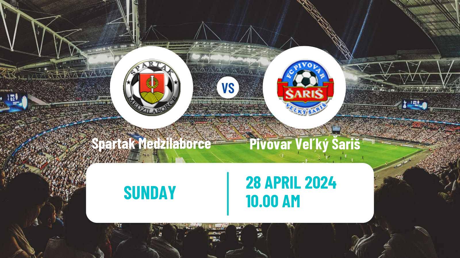 Soccer Slovak 4 Liga East Spartak Medzilaborce - Pivovar Veľký Šariš