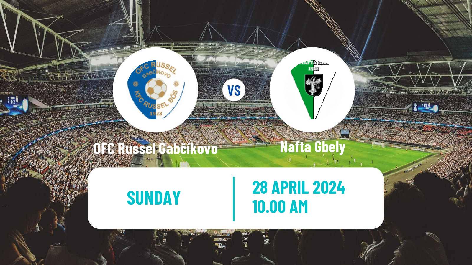 Soccer Slovak 4 Liga West OFC Russel Gabčíkovo - Nafta Gbely