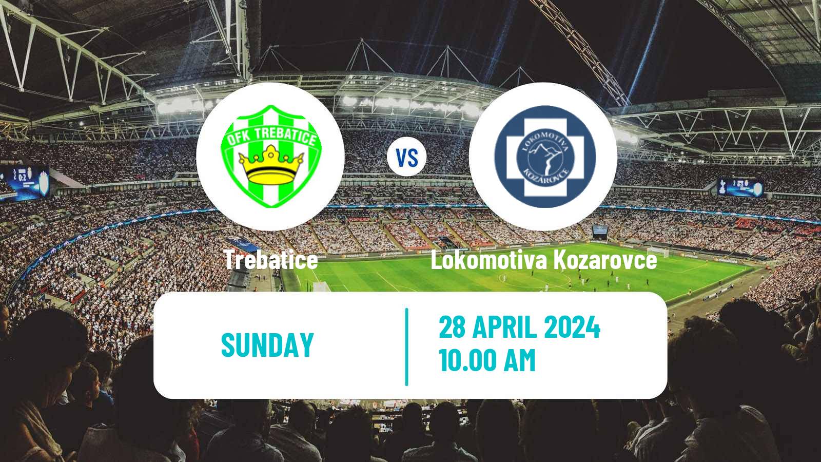 Soccer Slovak 4 Liga West Trebatice - Lokomotiva Kozarovce