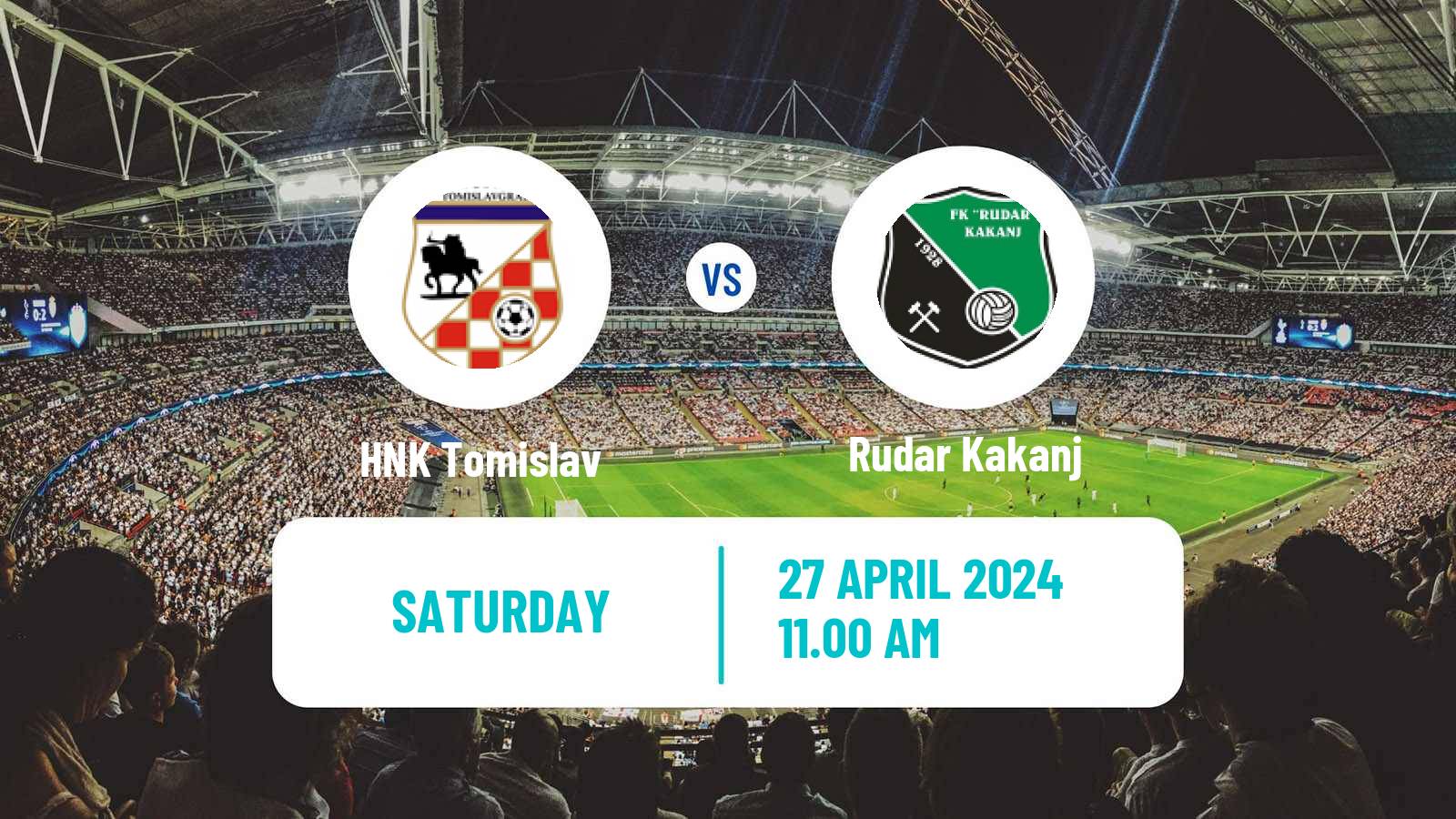 Soccer Bosnian Prva Liga FBiH Tomislav - Rudar Kakanj