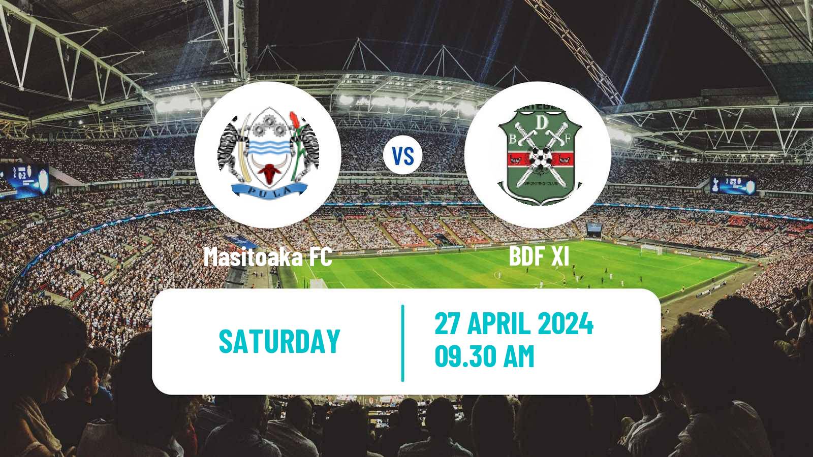 Football Botswana Premier League Masitoaka - BDF XI