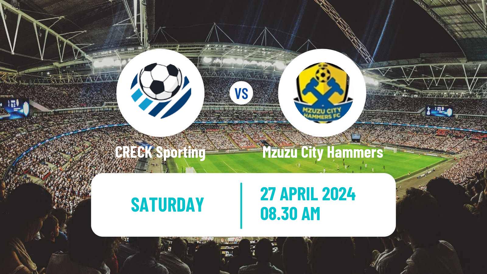 Soccer Malawi Premier Division CRECK Sporting - Mzuzu City Hammers