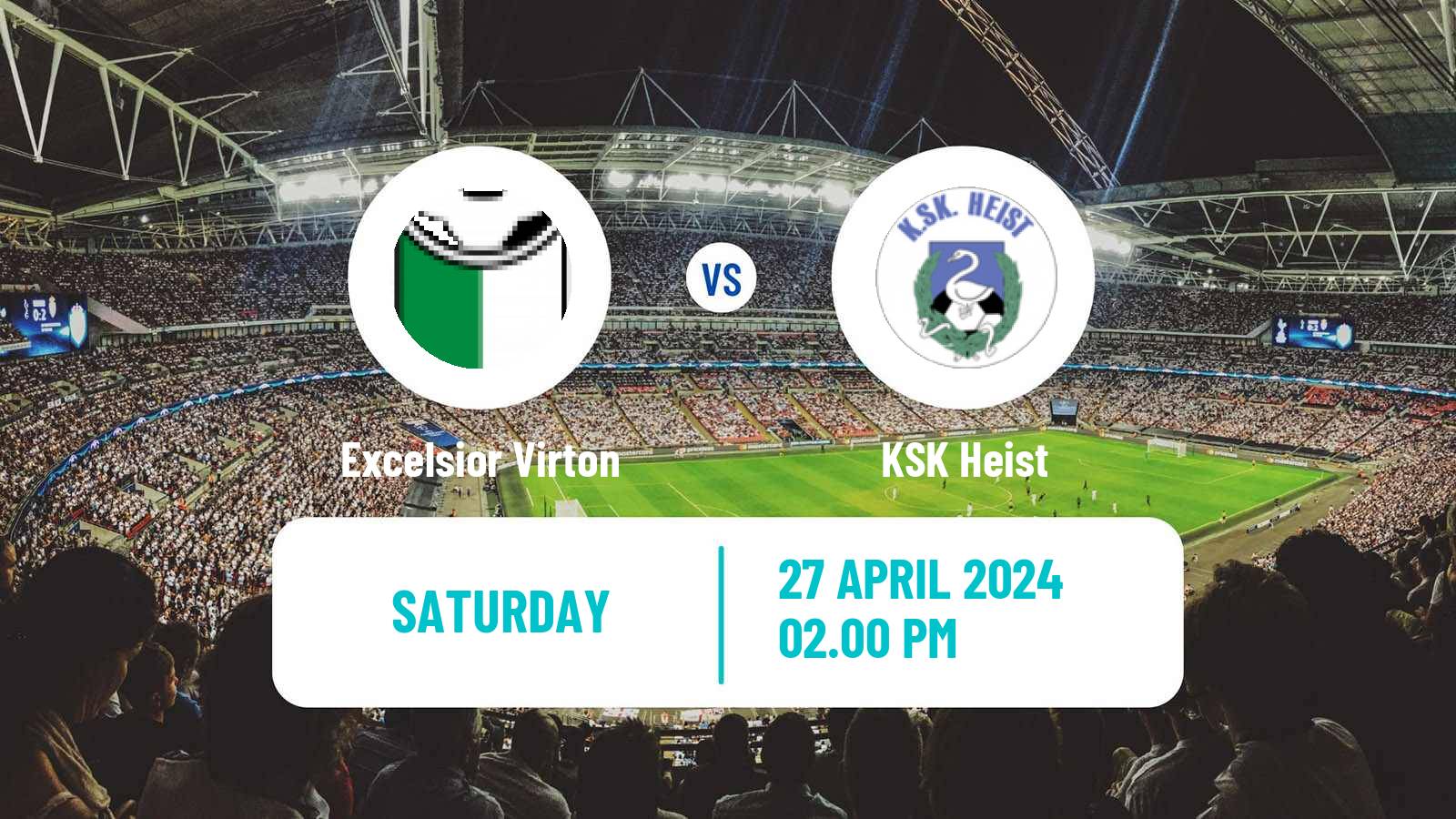 Soccer Belgian National Division 1 Excelsior Virton - Heist