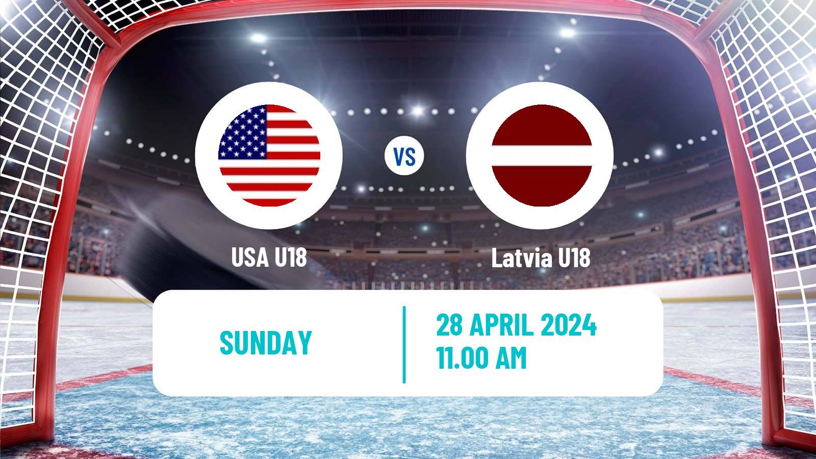 Hockey IIHF World U18 Championship USA U18 - Latvia U18