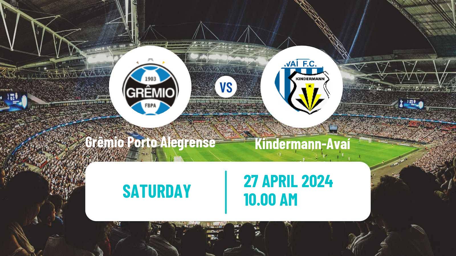 Soccer Brasileiro Women Grêmio Porto Alegrense - Kindermann-Avaí