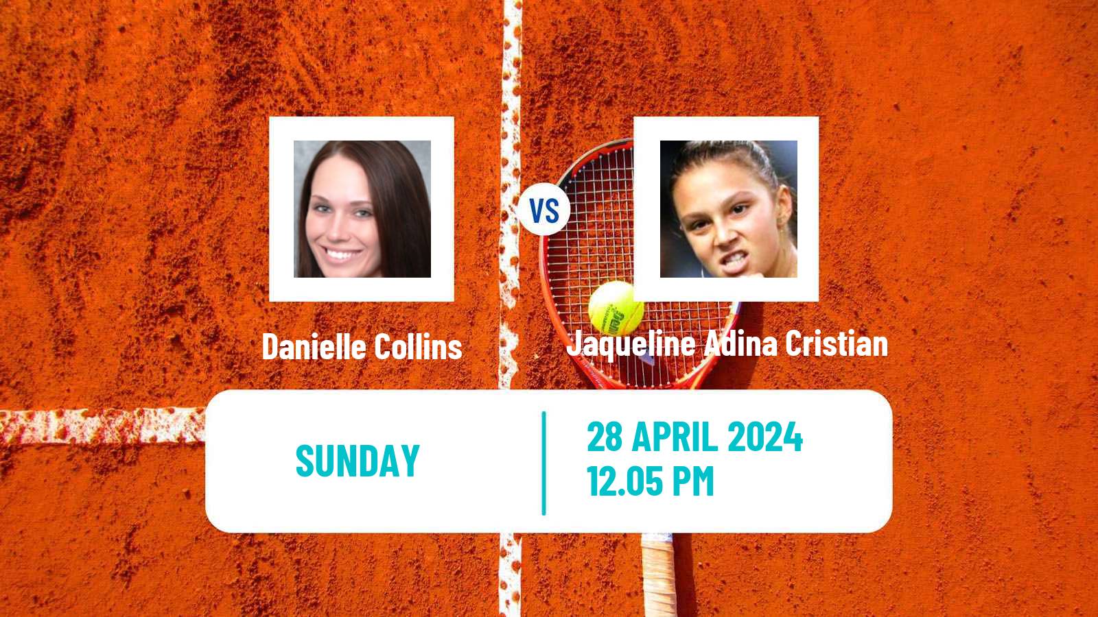Tennis WTA Madrid Danielle Collins - Jaqueline Adina Cristian