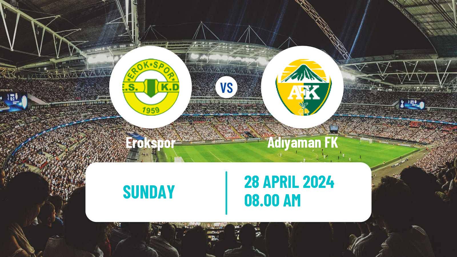Soccer Turkish Second League White Group Erokspor - Adıyaman