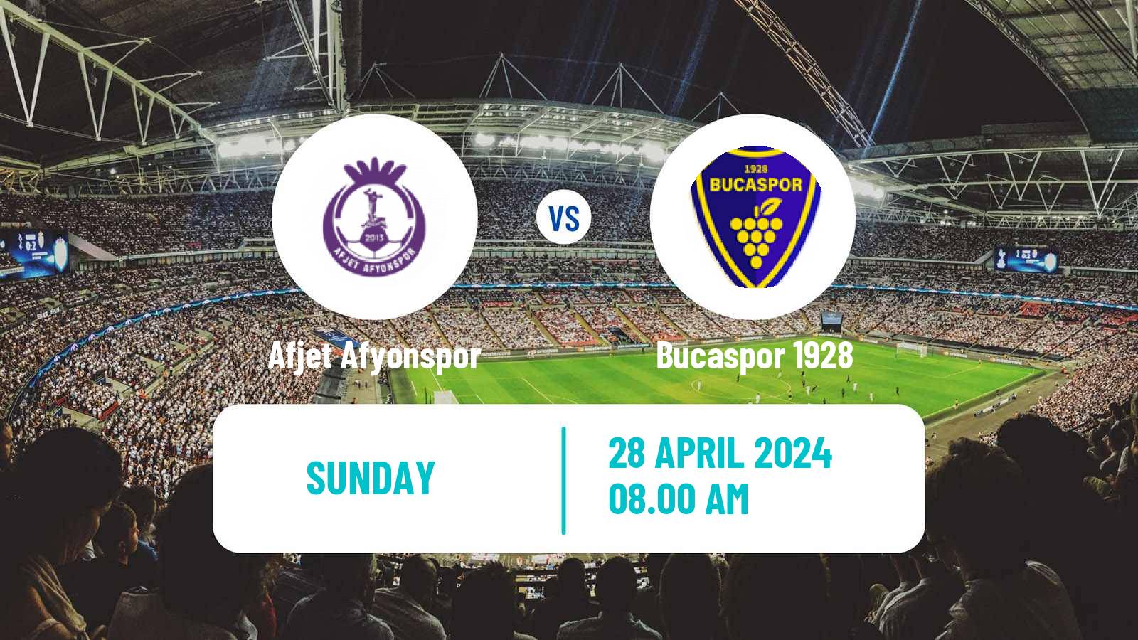 Soccer Turkish Second League White Group Afjet Afyonspor - Bucaspor 1928