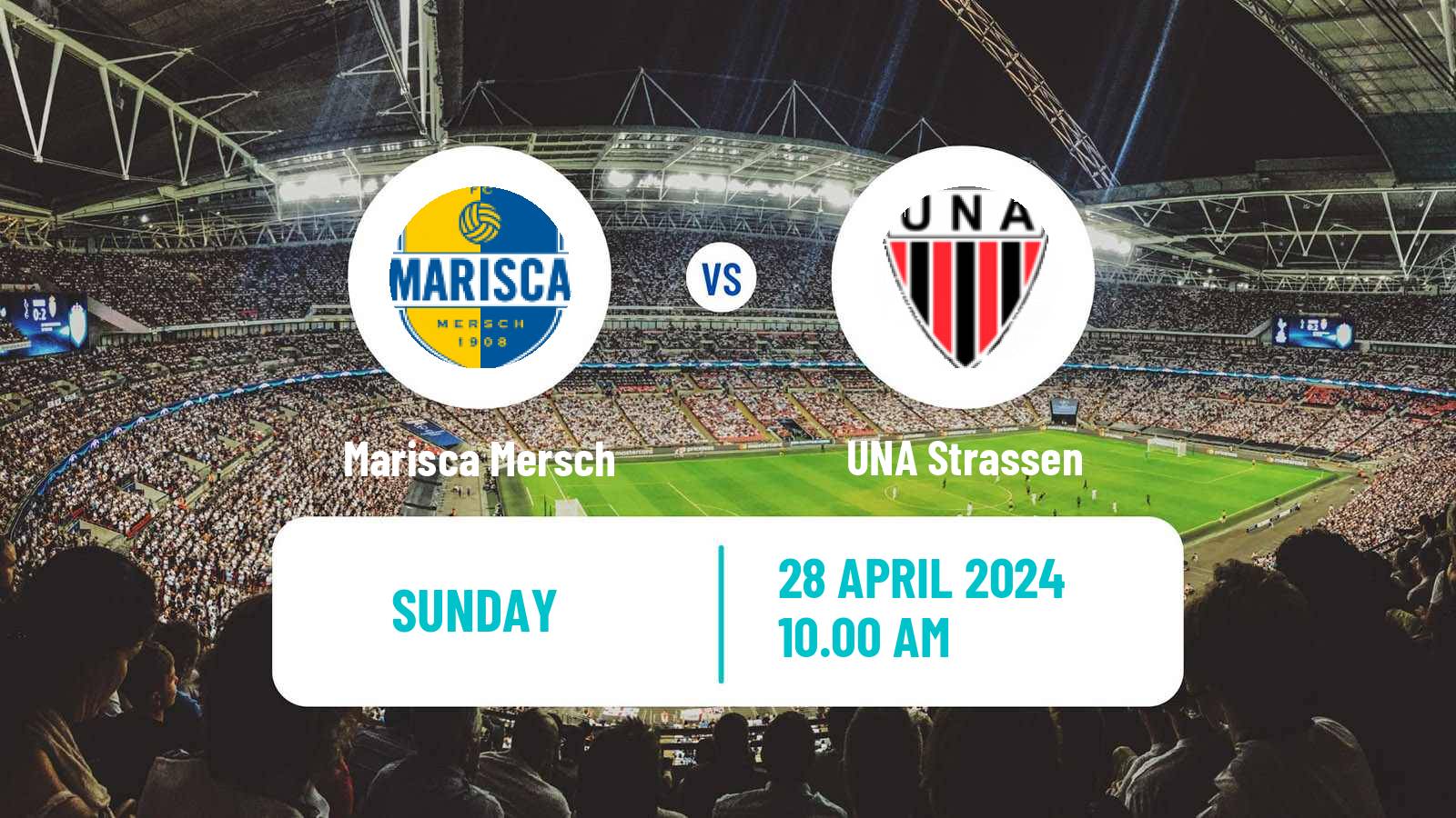 Soccer Luxembourg National Division Marisca Mersch - UNA Strassen