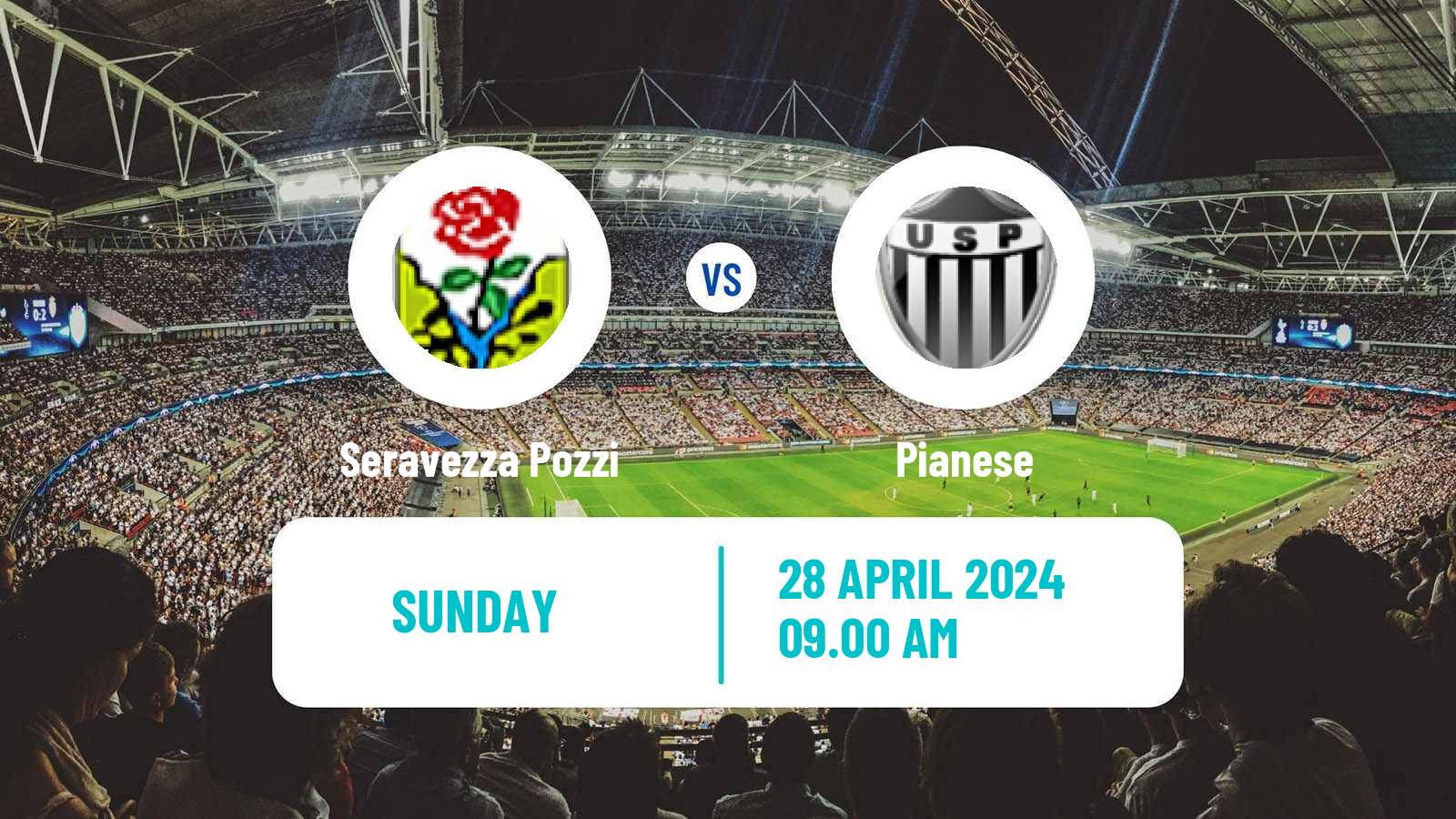 Soccer Italian Serie D - Group E Seravezza Pozzi - Pianese