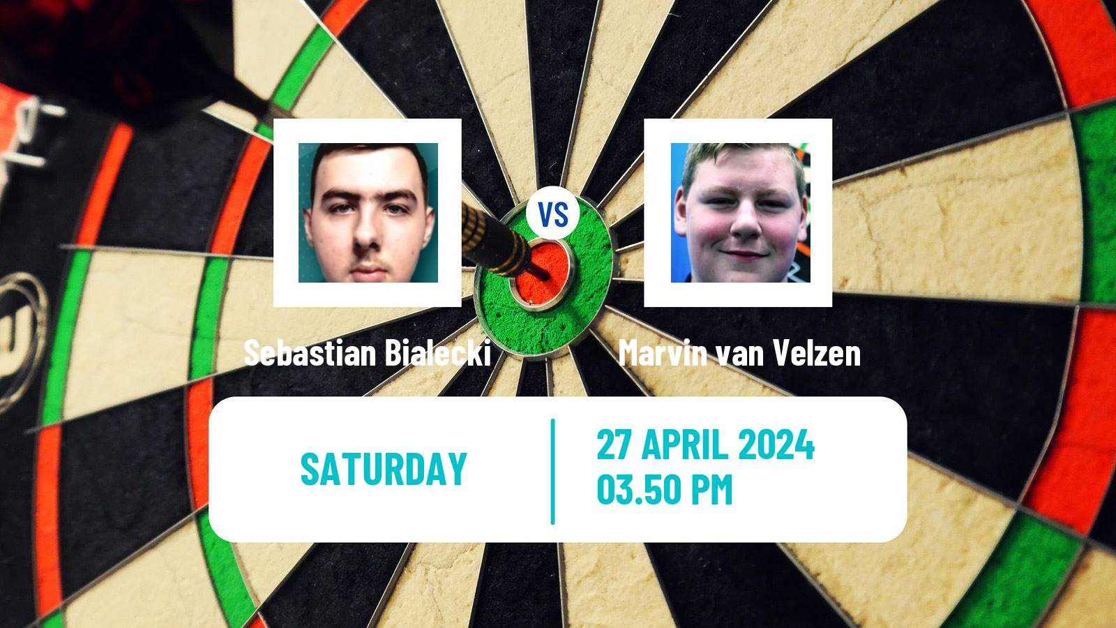 Darts Modus Super Series Sebastian Bialecki - Marvin van Velzen
