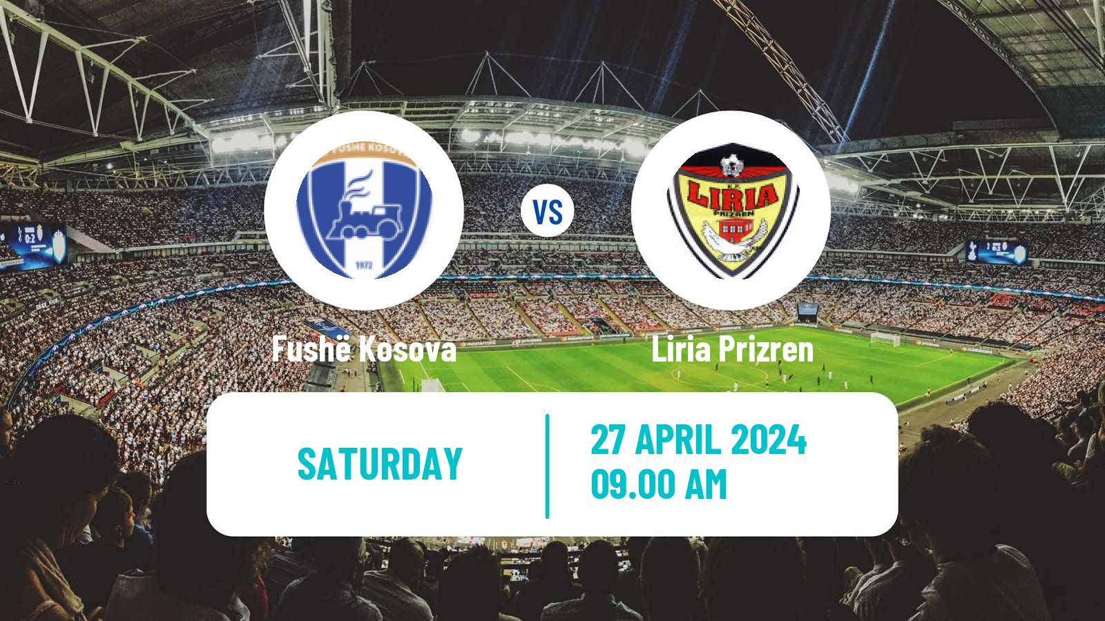 Soccer Kosovo Superliga Fushë Kosova - Liria Prizren