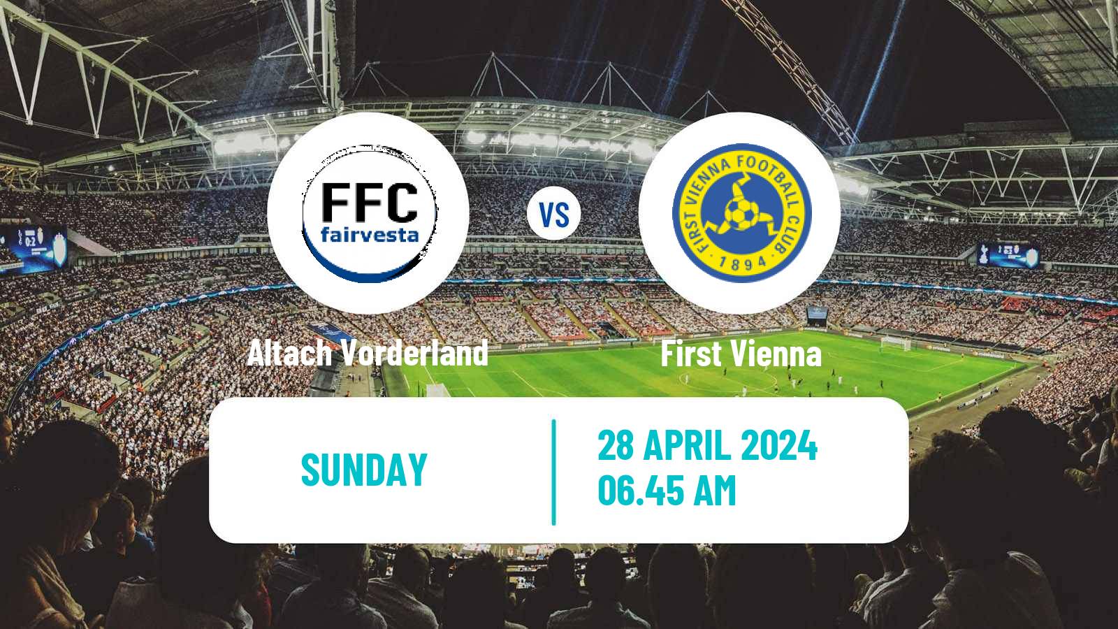 Soccer Austrian Bundesliga Women Altach Vorderland - First Vienna