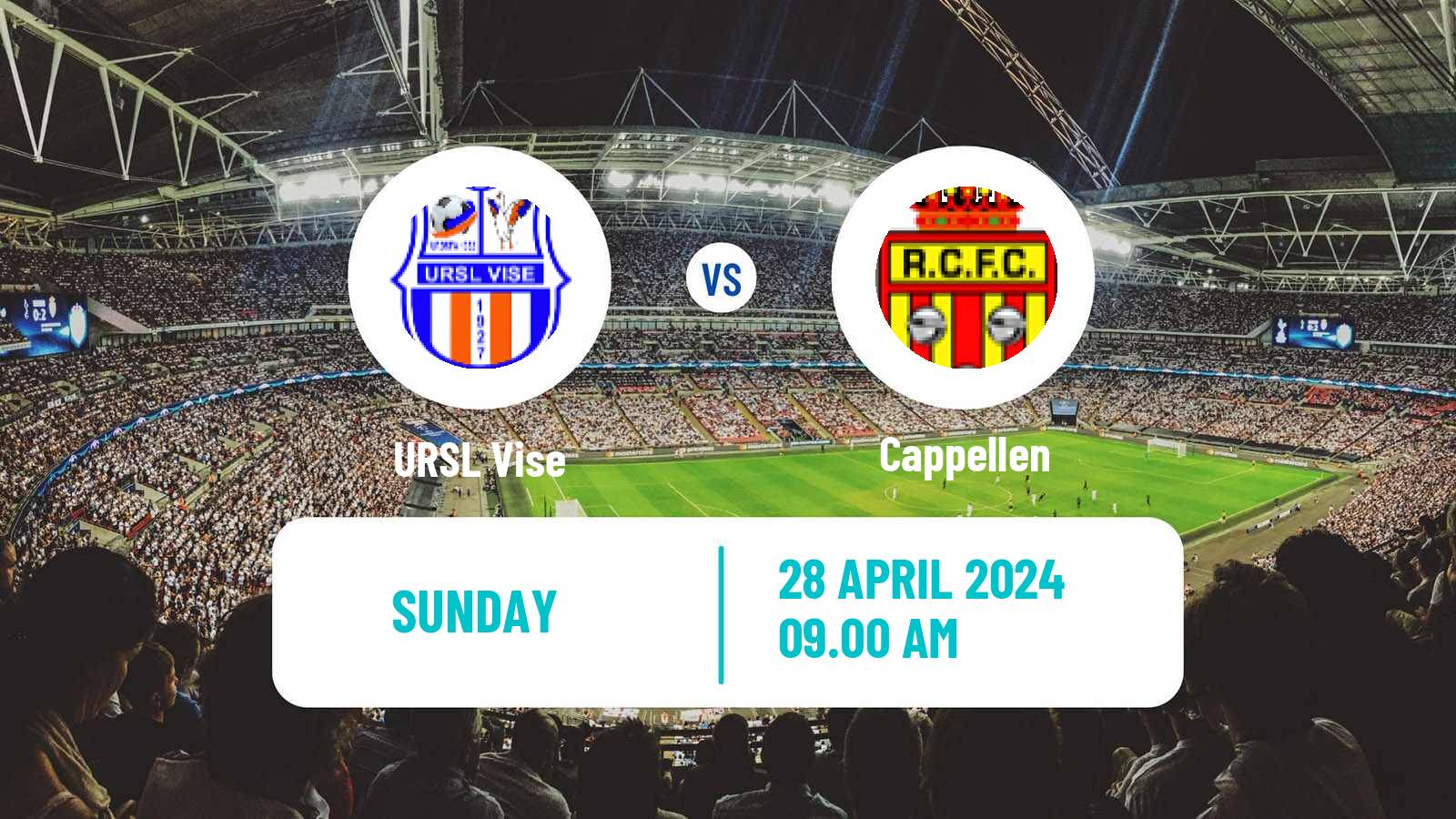 Soccer Belgian National Division 1 URSL Vise - Cappellen