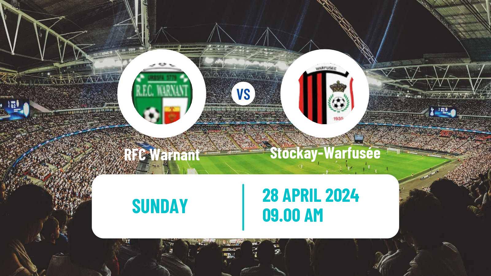 Soccer Belgian Second Amateur Division Group C Warnant - Stockay-Warfusée