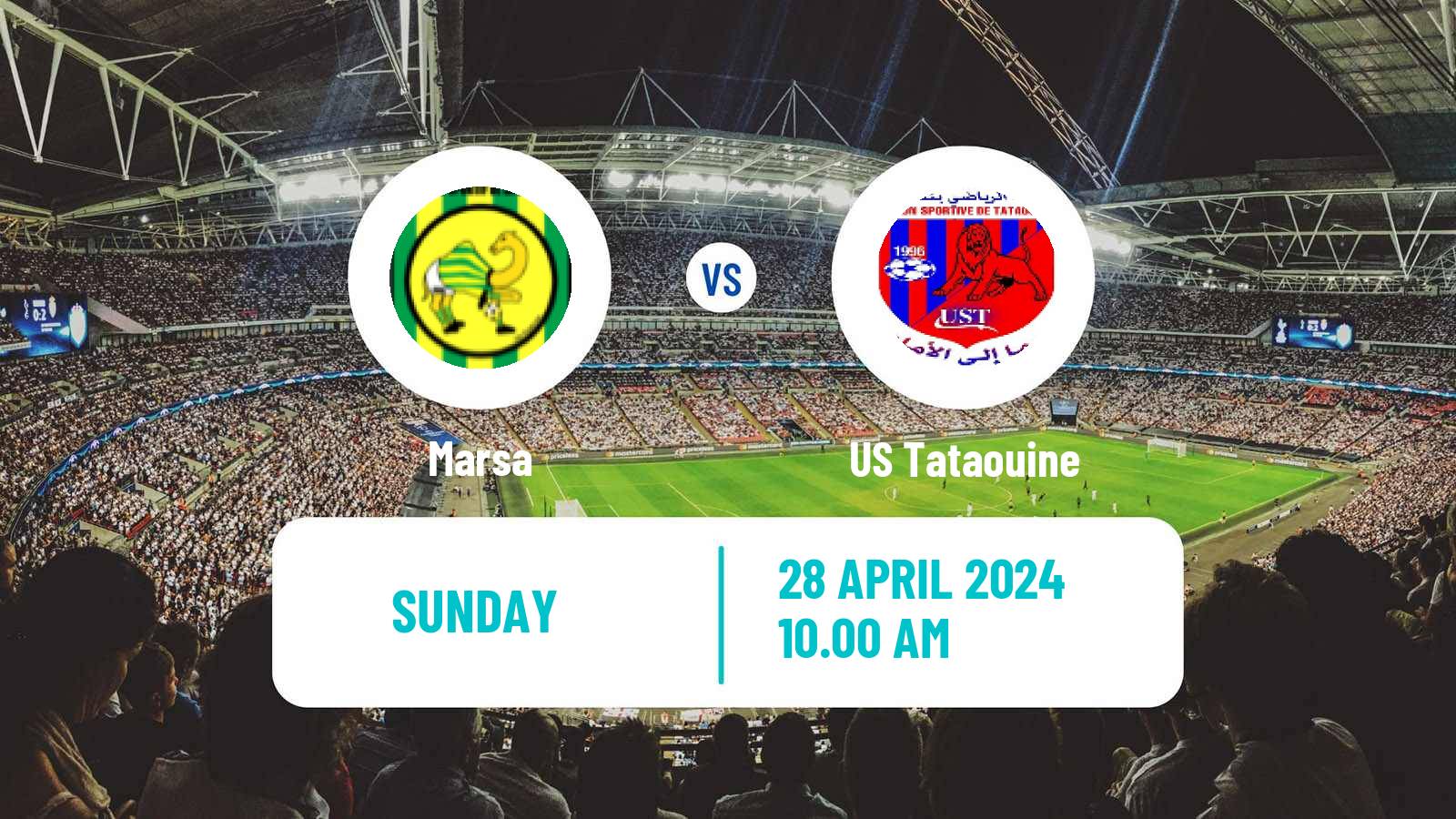 Soccer Tunisian Ligue Professionnelle 1 Marsa - Tataouine