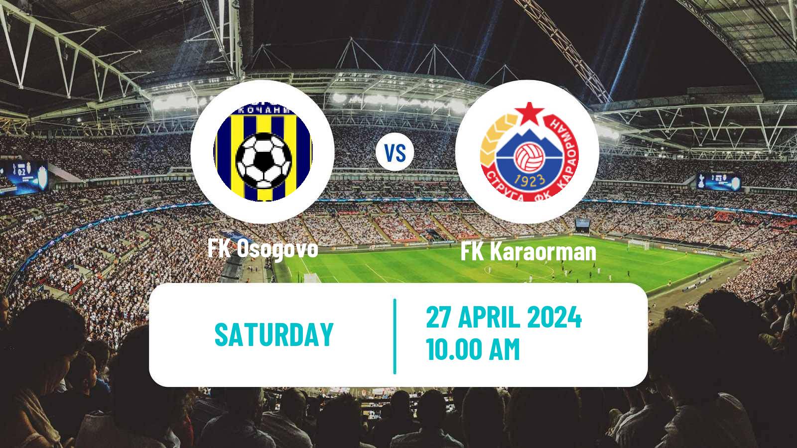 Soccer North Macedonian 2 MFL Osogovo - Karaorman