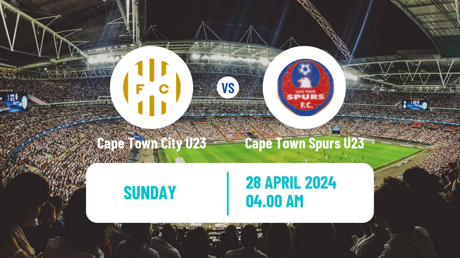 Football South African Diski Challenge Cape Town City U23 - Cape Town Spurs U23