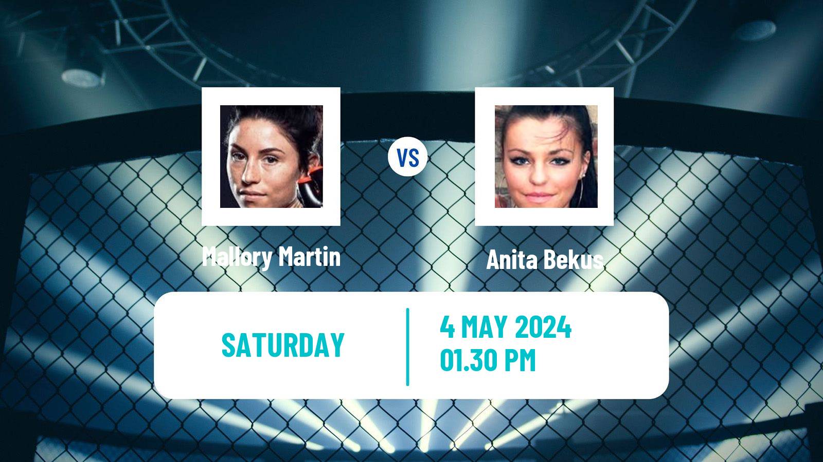 MMA Strawweight Oktagon Women Mallory Martin - Anita Bekus