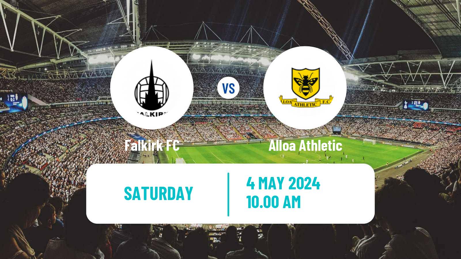 Soccer Scottish League One Falkirk - Alloa Athletic