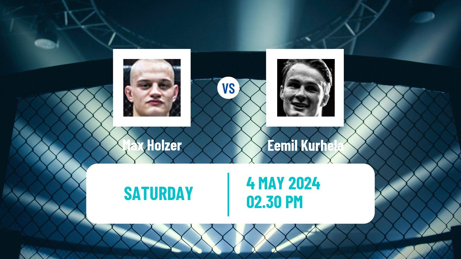 MMA Catchweight Oktagon Men Max Holzer - Eemil Kurhela
