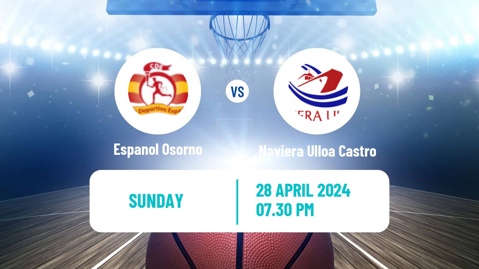 Basketball Chilean LNB Espanol Osorno - Naviera Ulloa Castro