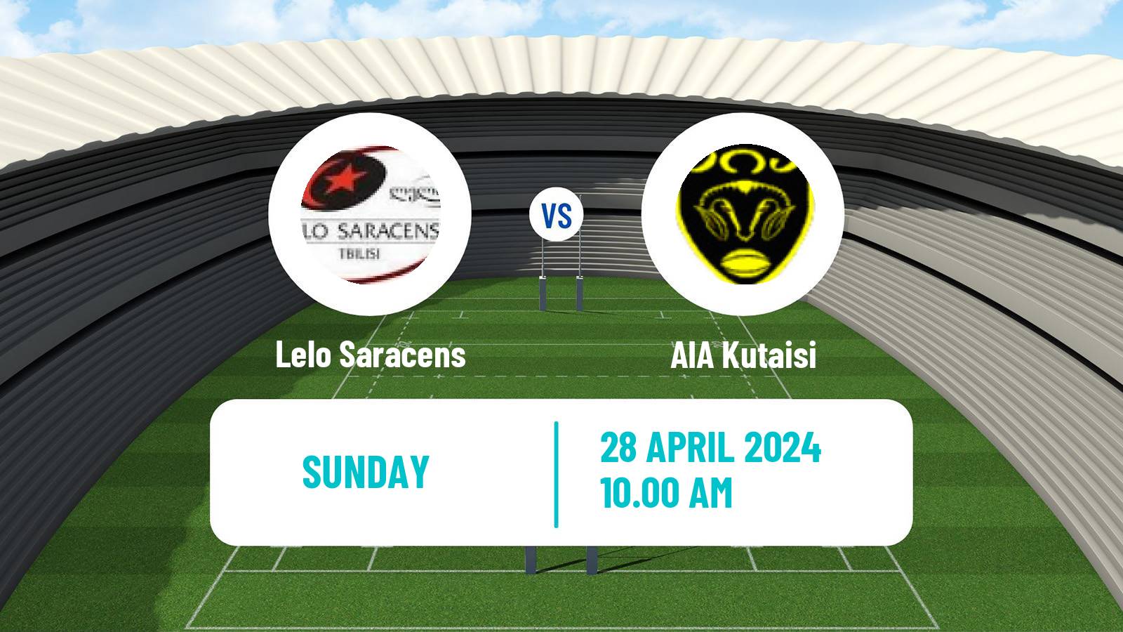 Rugby union Georgian Didi 10 Lelo Saracens - AIA Kutaisi
