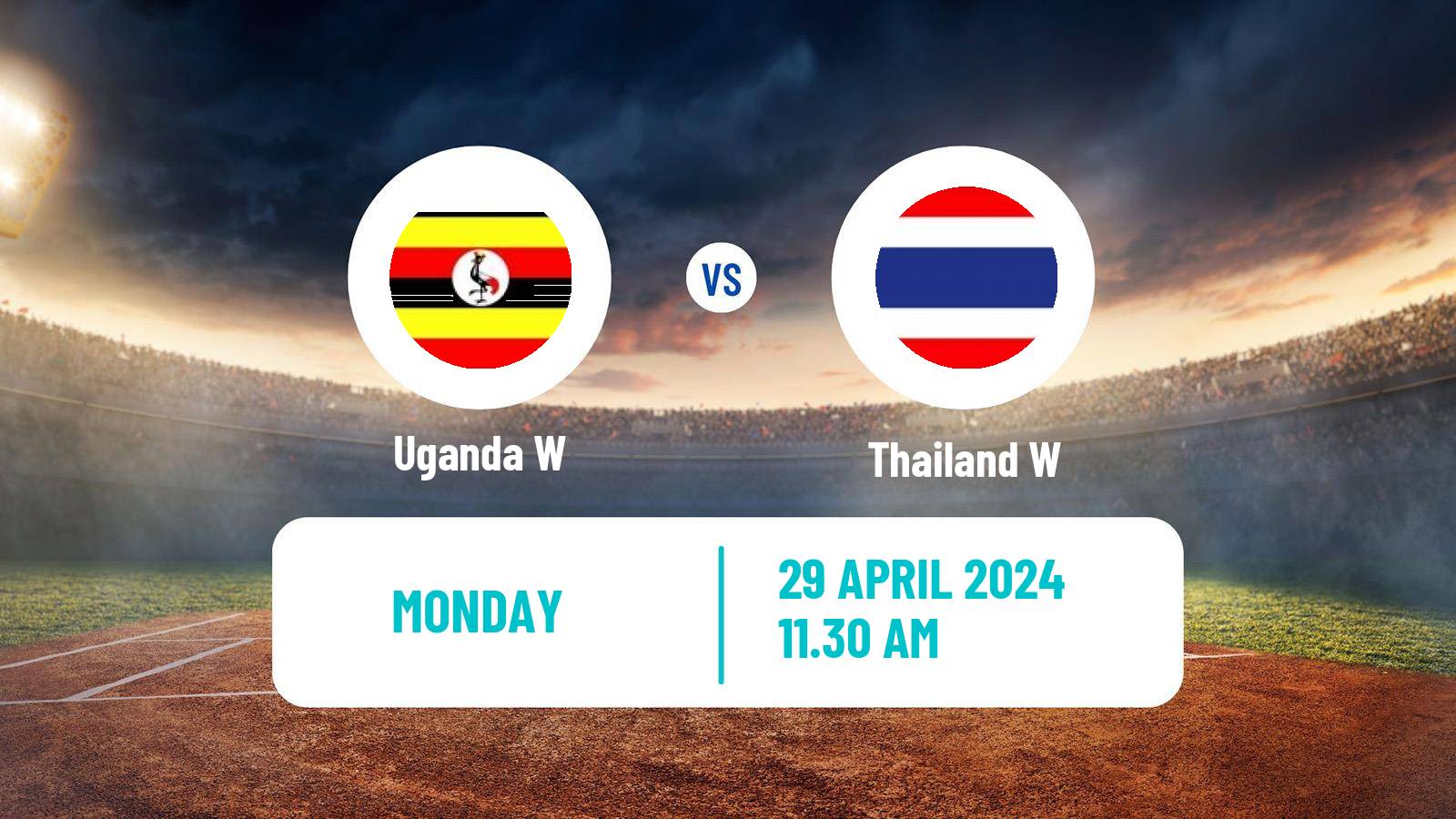 Cricket ICC World Twenty20 Women Uganda W - Thailand W