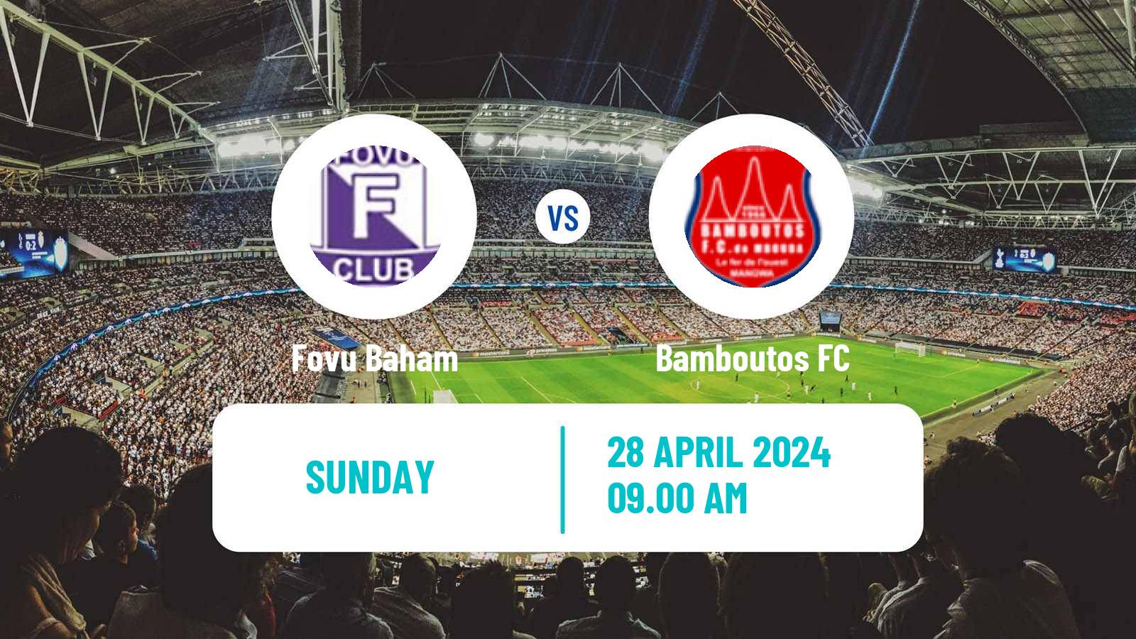 Soccer Cameroon Elite One Fovu Baham - Bamboutos