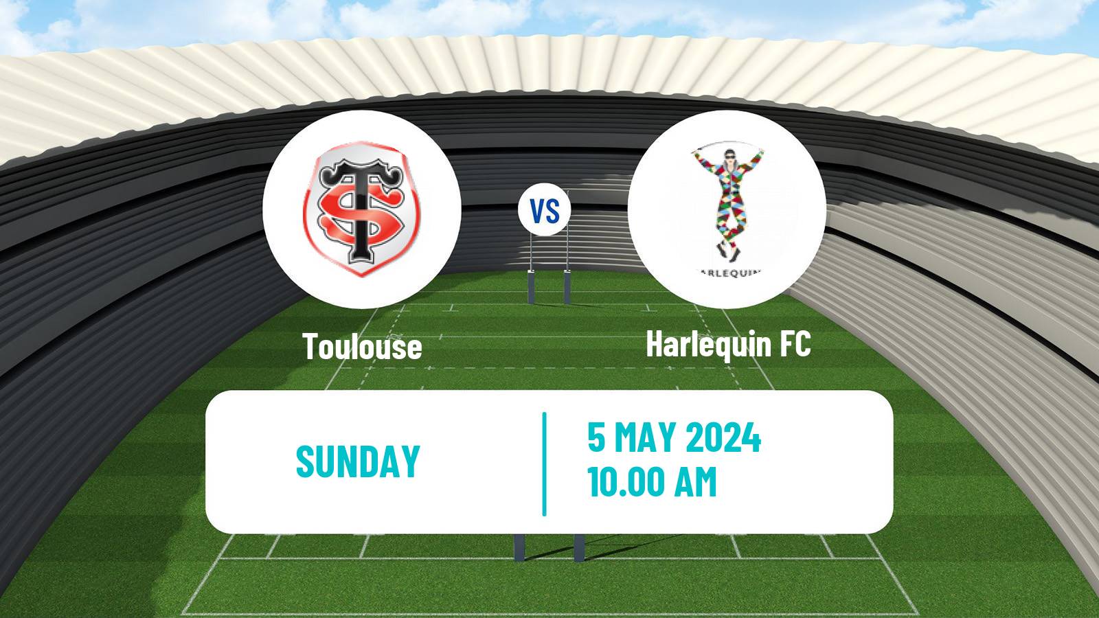 Rugby union European Rugby Champions Cup Toulouse - Harlequins