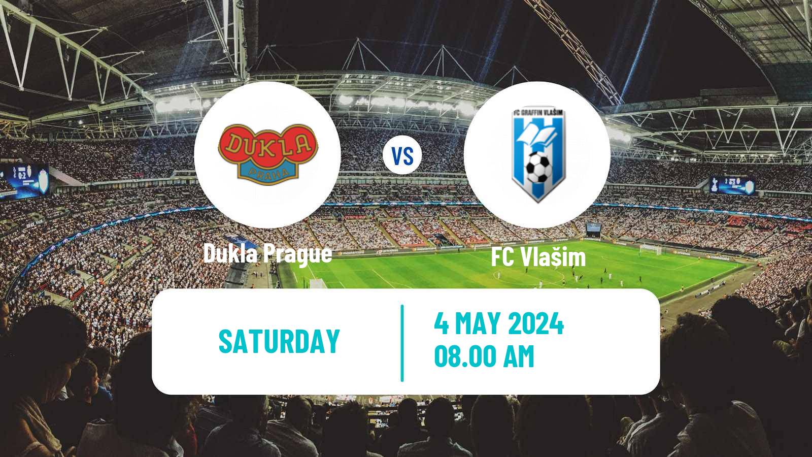Soccer Czech Division 2 Dukla Prague - Vlašim