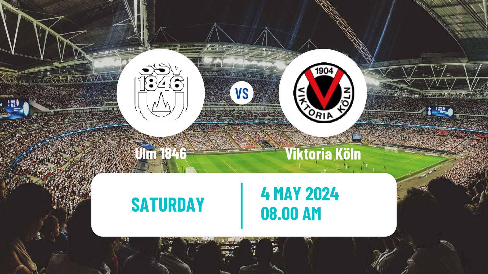 Soccer German 3 Bundesliga Ulm 1846 - Viktoria Köln