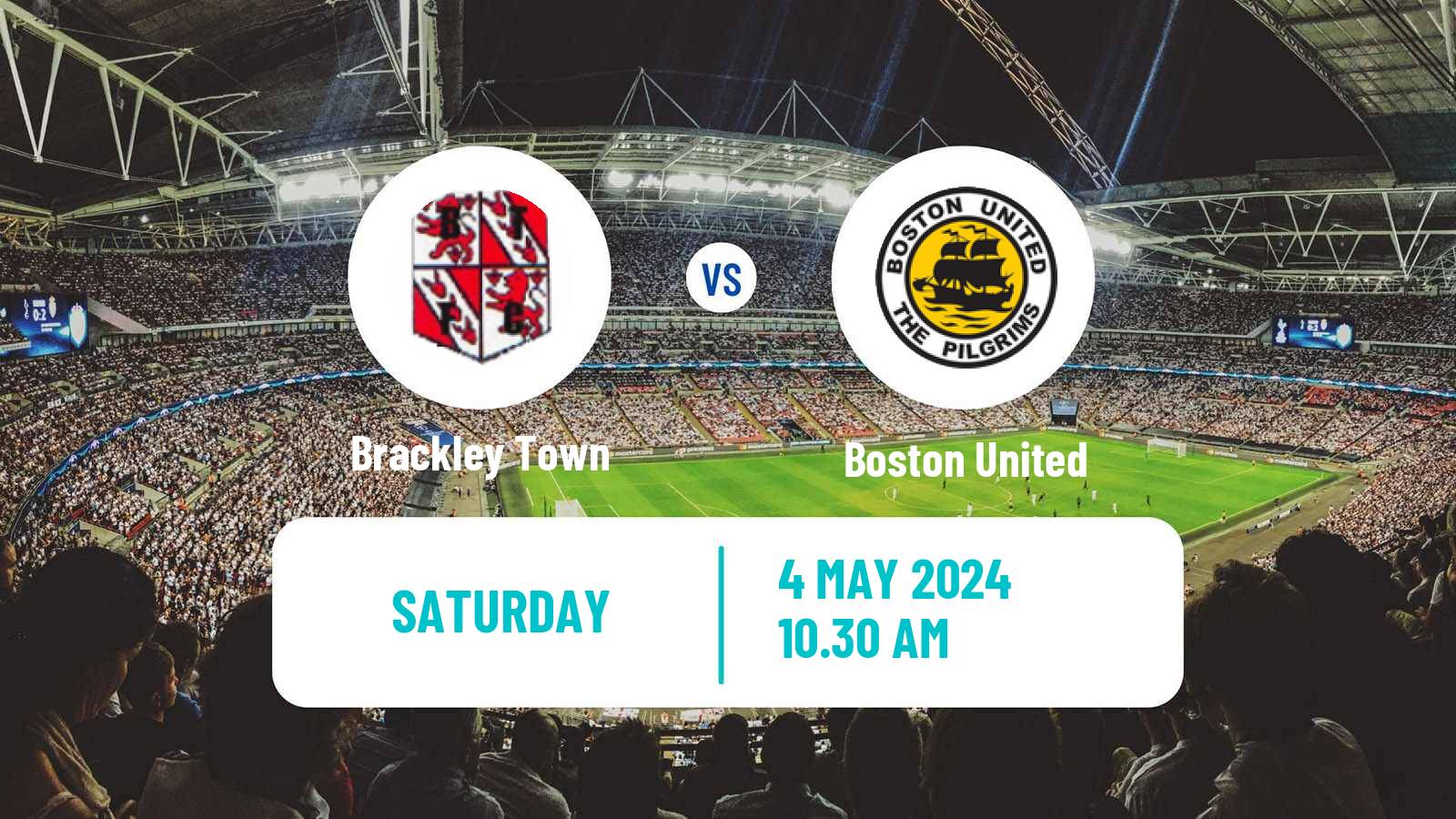 Soccer English National League North Brackley Town - Boston United