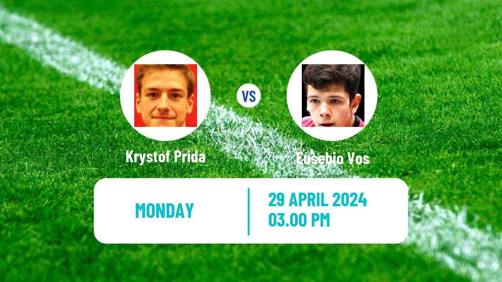 Table tennis Tt Star Series Men Krystof Prida - Eusebio Vos