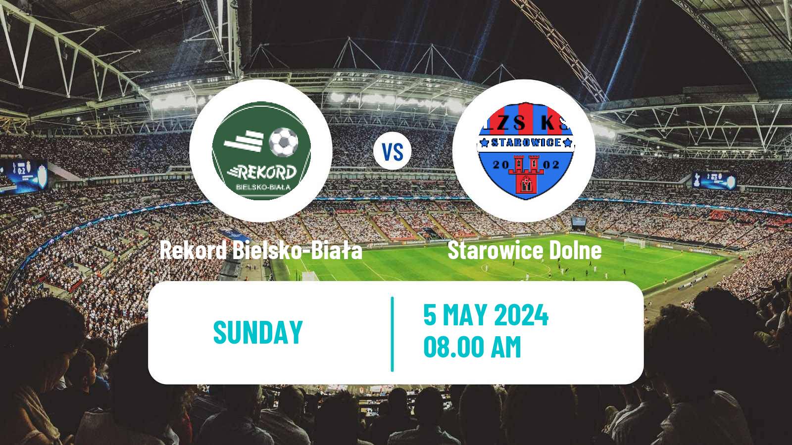 Soccer Polish Division 3 - Group III Rekord Bielsko-Biała - Starowice Dolne