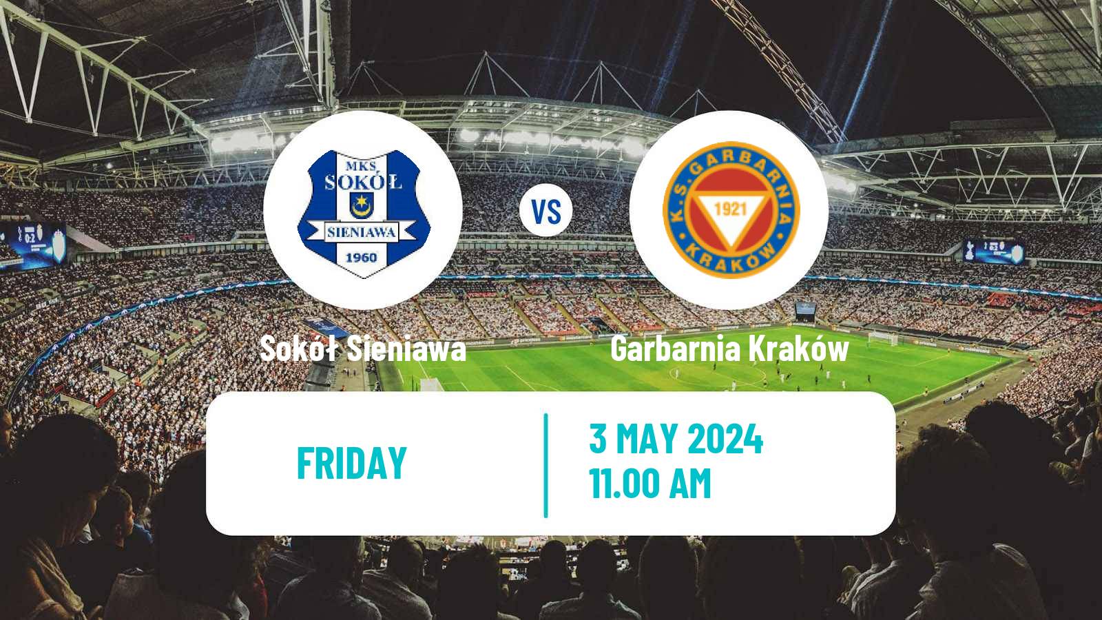 Soccer Polish Division 3 - Group IV Sokół Sieniawa - Garbarnia Kraków